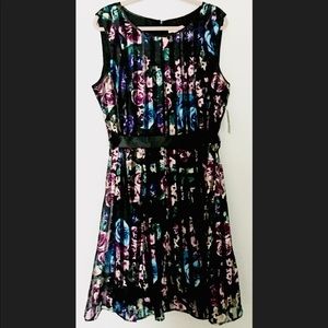 ⭐️Limited⭐️ Black Floral Plus Size Party Dress